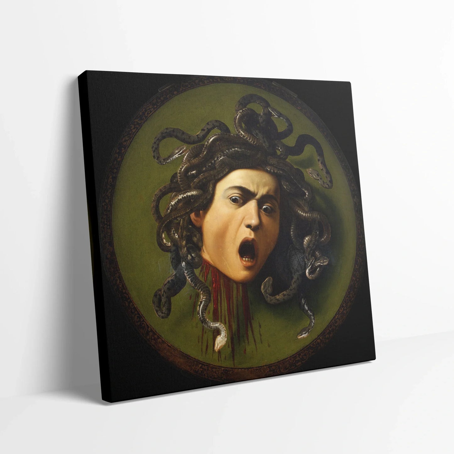 Tablou picturi celebre - Medusa, Caravaggio - vedere din lateral