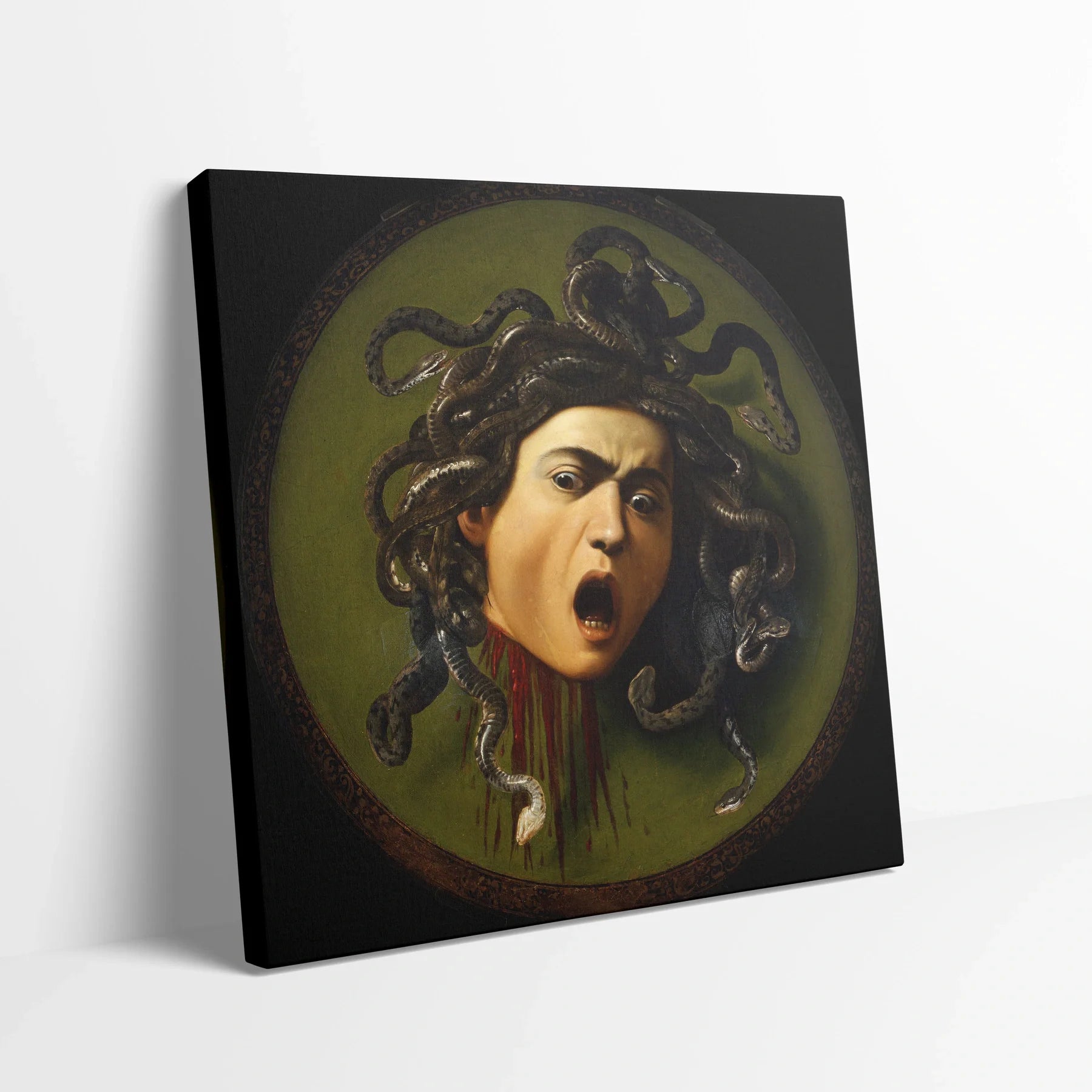 Tablou picturi celebre - Medusa, Caravaggio - vedere din lateral