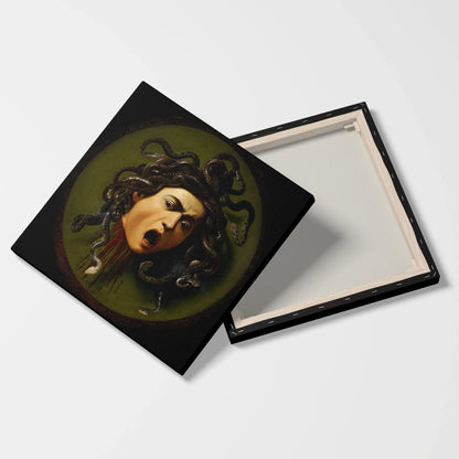 Tablou picturi celebre - Medusa, Caravaggio - vedere fata verso