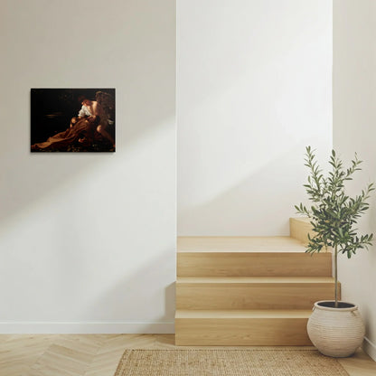 Tablou picturi celebre - Sf. Francisc din Assisi în extaz, Caravaggio - vedere hol