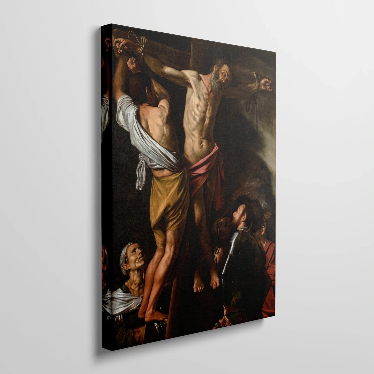 Tablou picturi celebre - Crucificarea Sfântului Andrei, Caravaggio - vedere din lateral