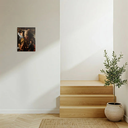Tablou picturi celebre - Crucificarea Sfântului Andrei, Caravaggio - vedere hol
