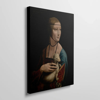 Tablou Picturi - Femeie cu Un Zimbru, Leonardo da Vinci