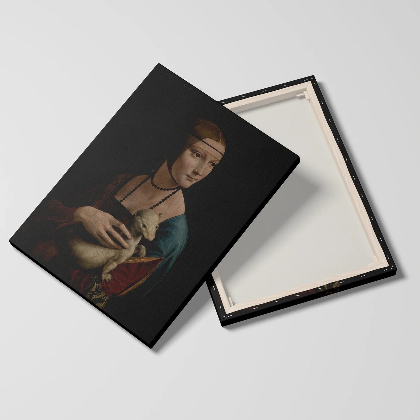 Tablou Picturi - Femeie cu Un Zimbru, Leonardo da Vinci