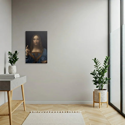 Tablou picturi celebre - Salvator Mundi, Da Vinci - vedere hol