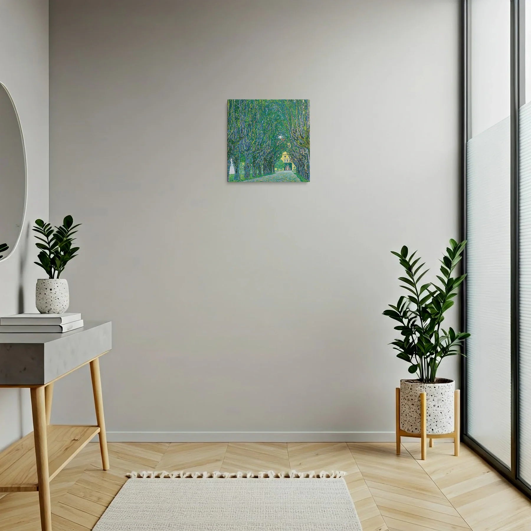 Tablou picturi celebre - Aleea către castelul Kammer, Klimt - vedere hol