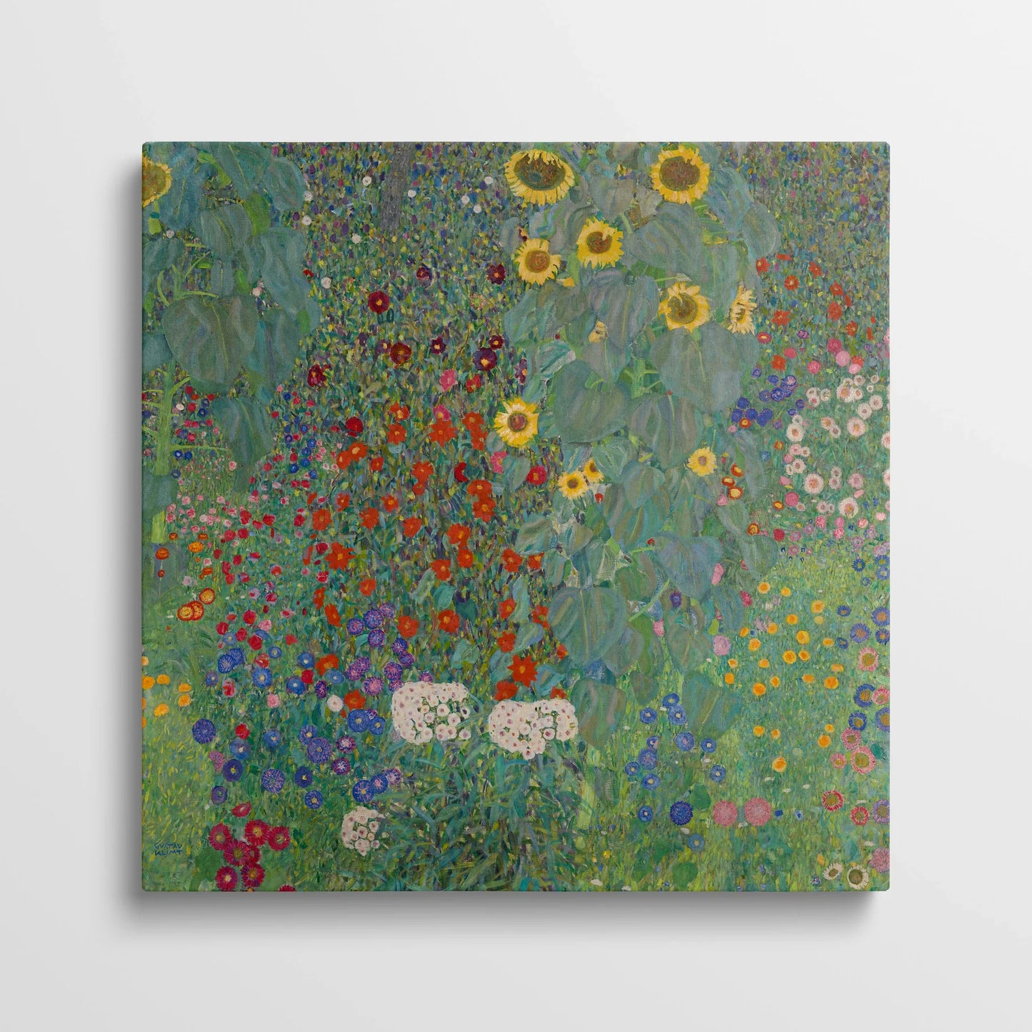 Tablou Picturi - Grădina cu Flori și Soare Îngrijit, Gustav Klimt