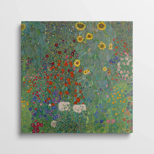 Tablou Picturi - Grădina cu Flori și Soare Îngrijit, Gustav Klimt