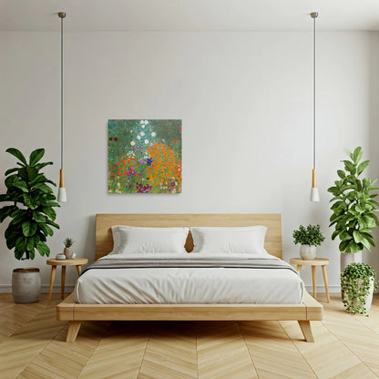 Tablou Picturi - Grădina de Pește (Cottage Garden), Klimt