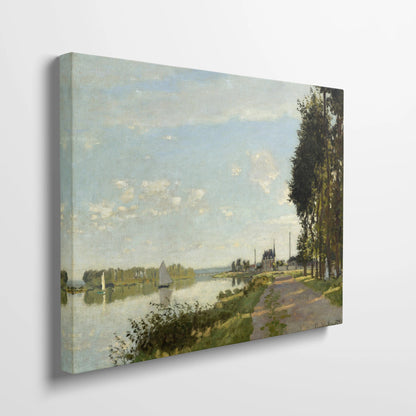Tablou picturi celebre - Argenteuil, Monet - vedere din lateral