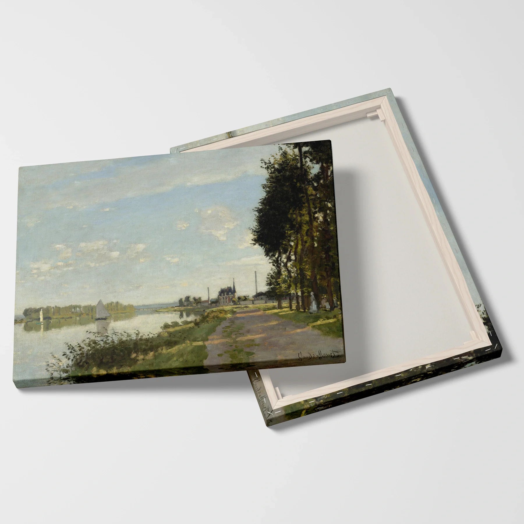 Tablou picturi celebre - Argenteuil, Monet - vedere fata verso