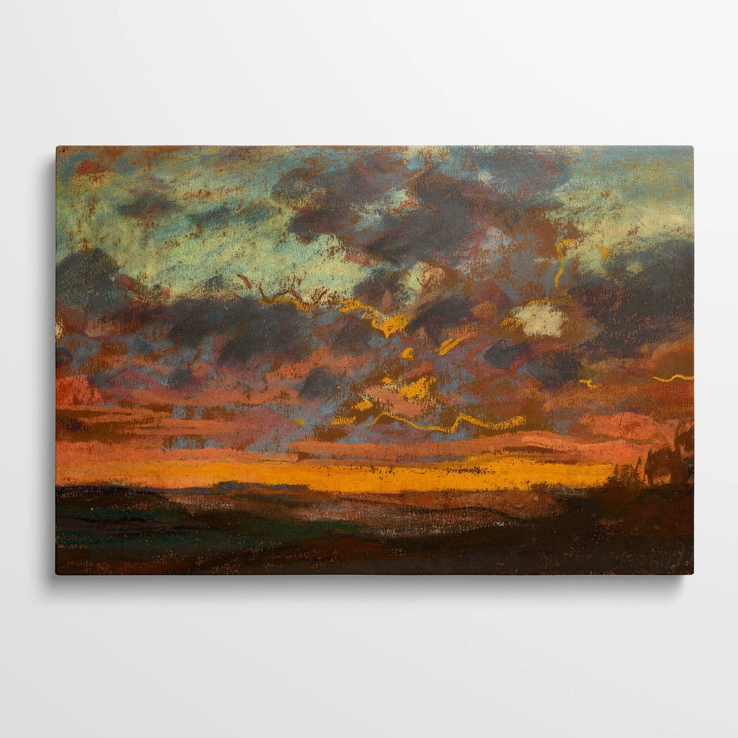 Tablou Picturi - Apus de Soare (Circa 1868), Monet