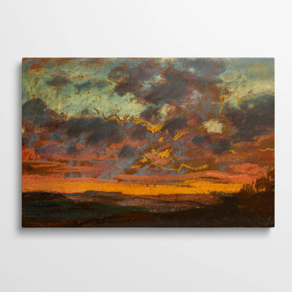 Tablou Picturi - Apus de Soare (Circa 1868), Monet