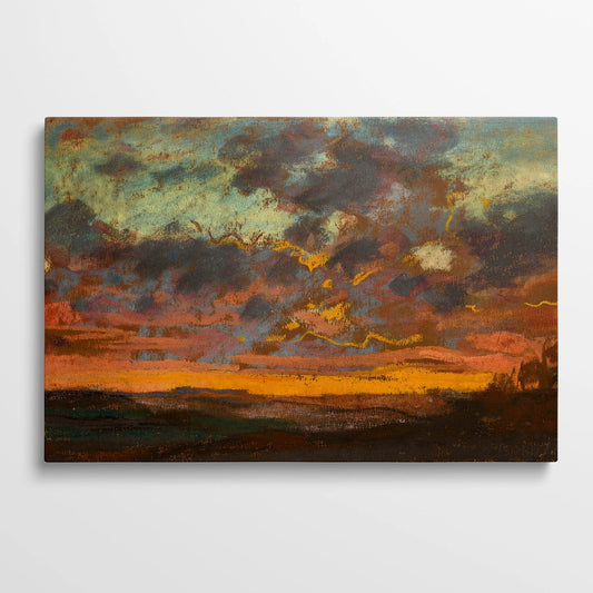 Tablou Picturi - Apus de Soare (Circa 1868), Monet