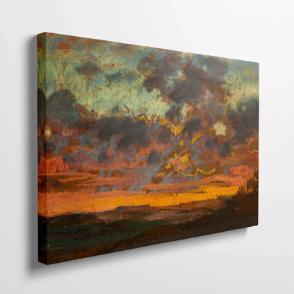 Tablou Picturi - Apus de Soare (Circa 1868), Monet