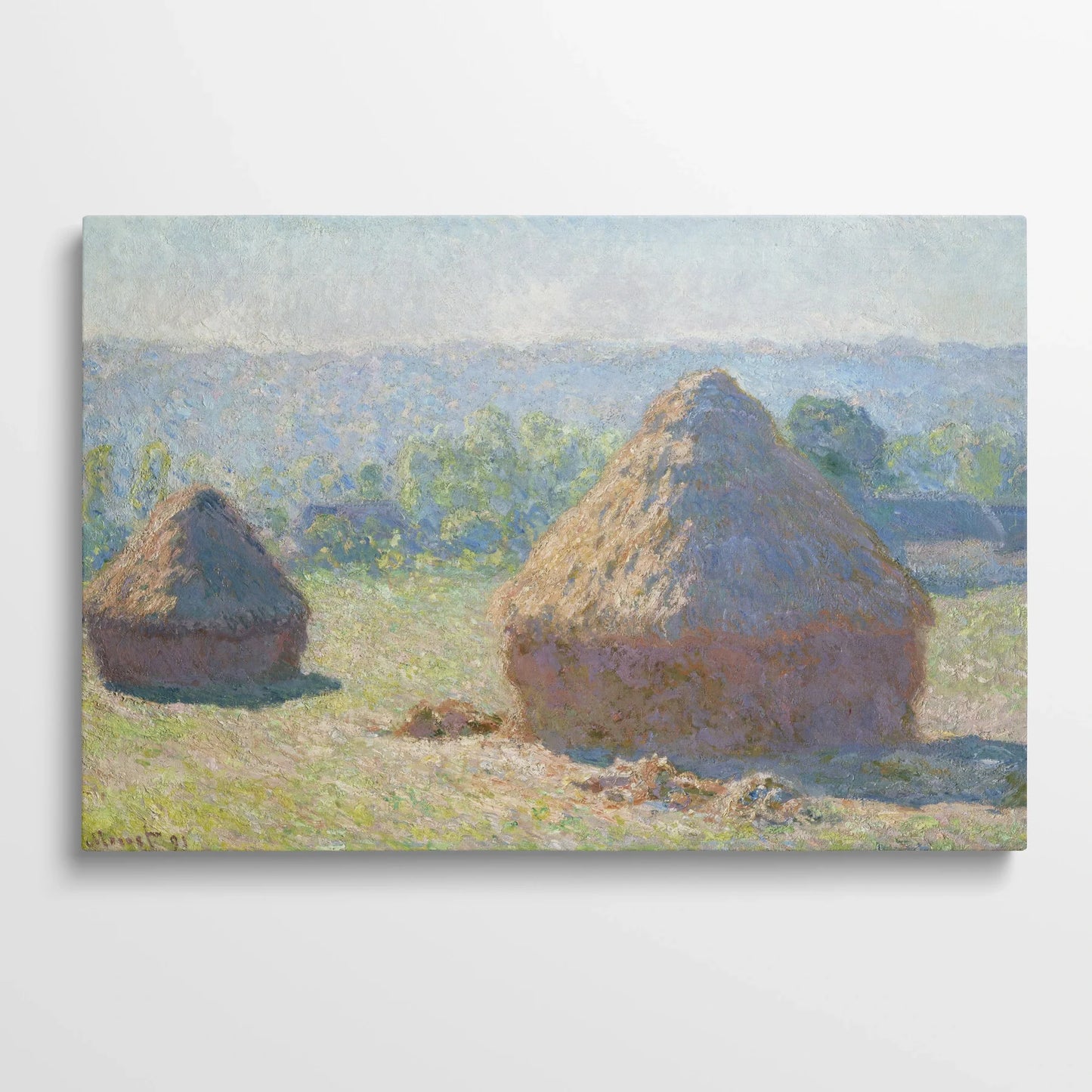 Tablou Picturi - Stive de Fân, Sfârșit de Vară, Monet