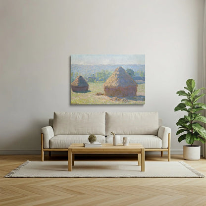 Tablou Picturi - Stive de Fân, Sfârșit de Vară, Monet