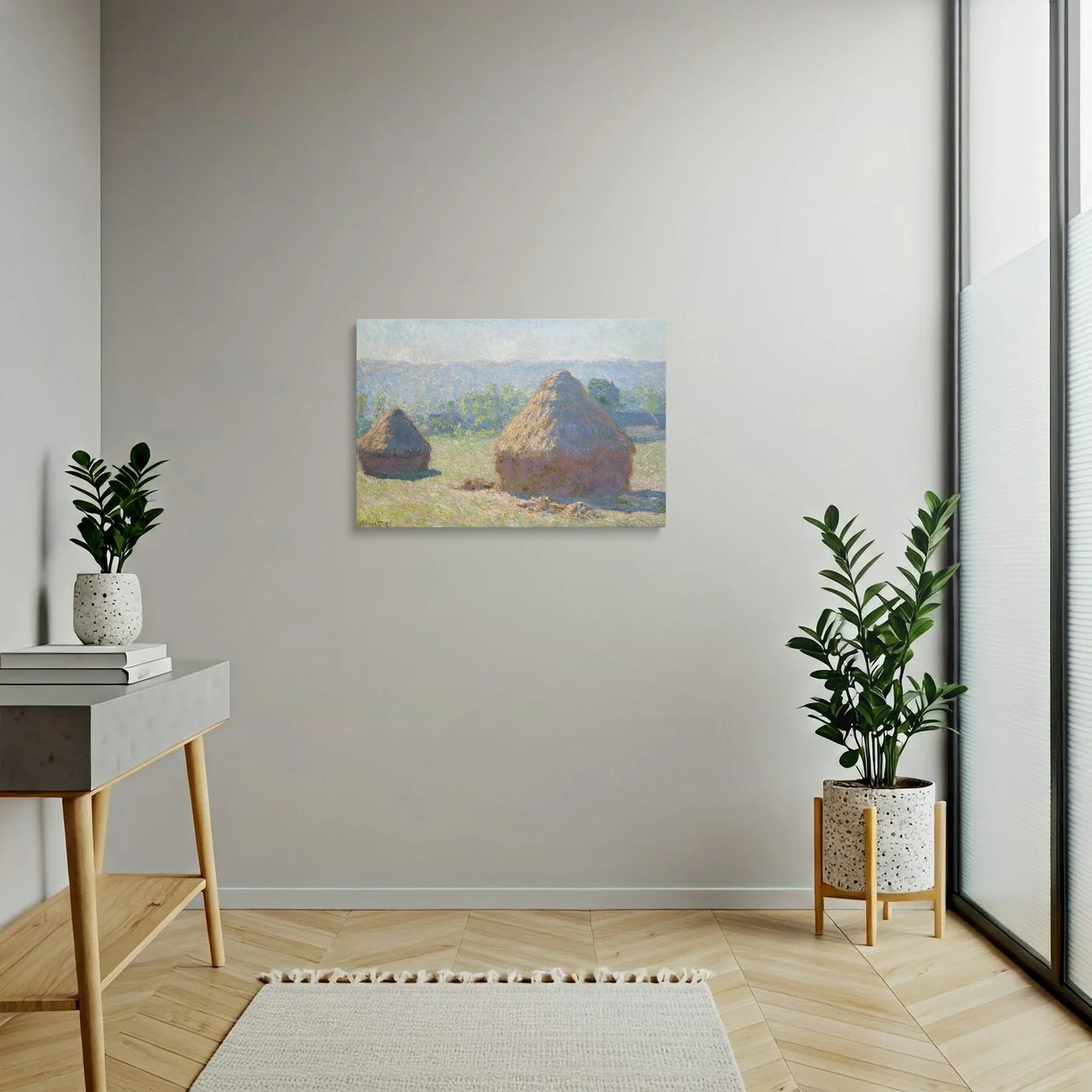 Tablou Picturi - Stive de Fân, Sfârșit de Vară, Monet