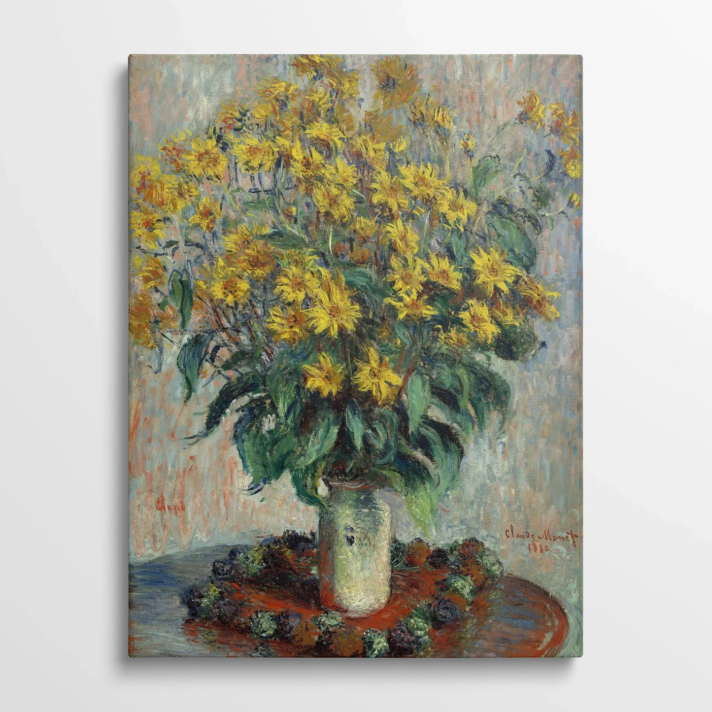 Tablou Picturi - Flori de Topinambur, Claude Monet