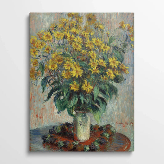 Tablou Picturi - Flori de Topinambur, Claude Monet