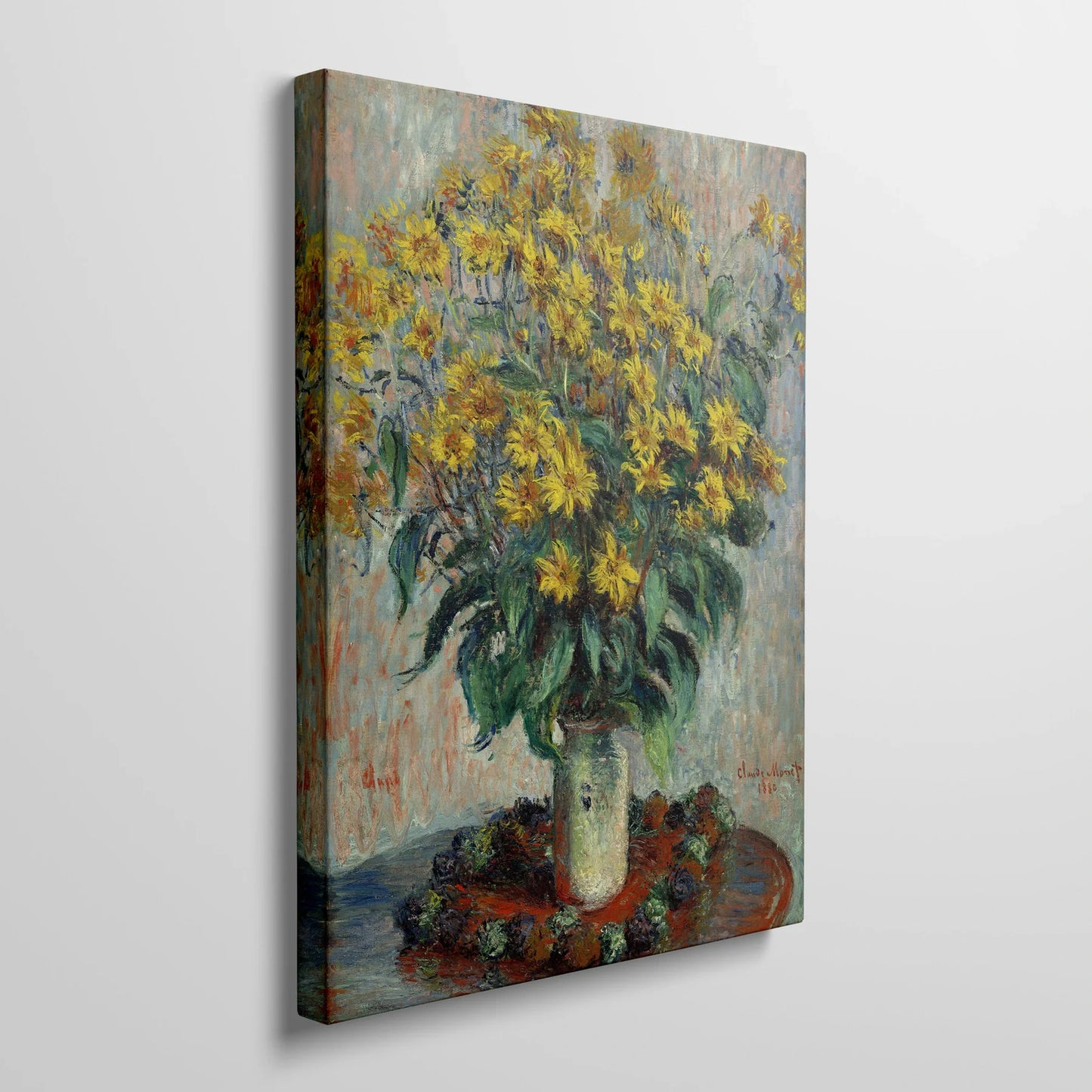 Tablou Picturi - Flori de Topinambur, Claude Monet