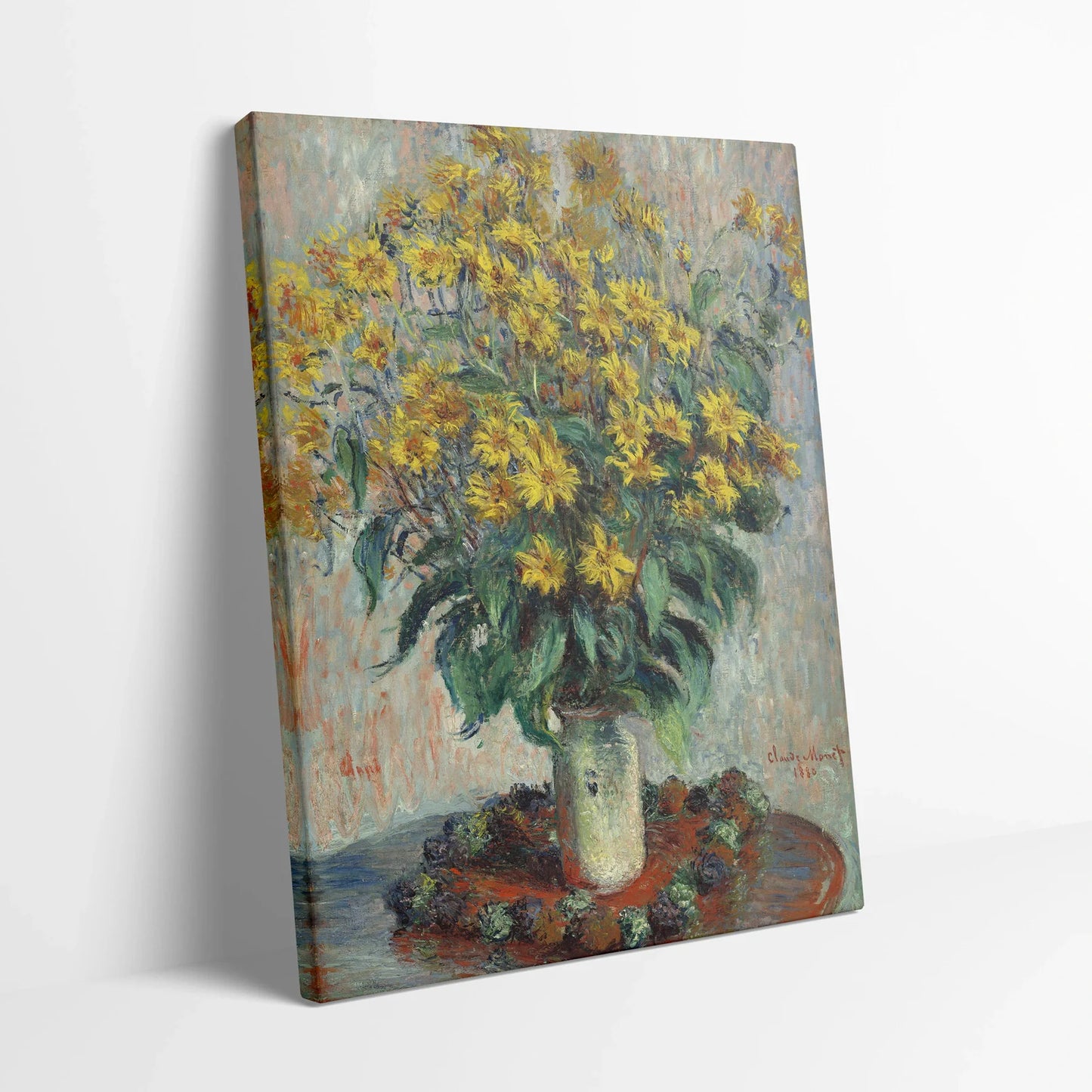 Tablou Picturi - Flori de Topinambur, Claude Monet
