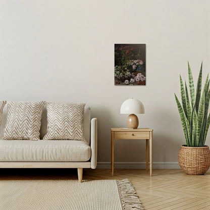Tablou picturi celebre - Flori de primăvară, Monet - vedere living