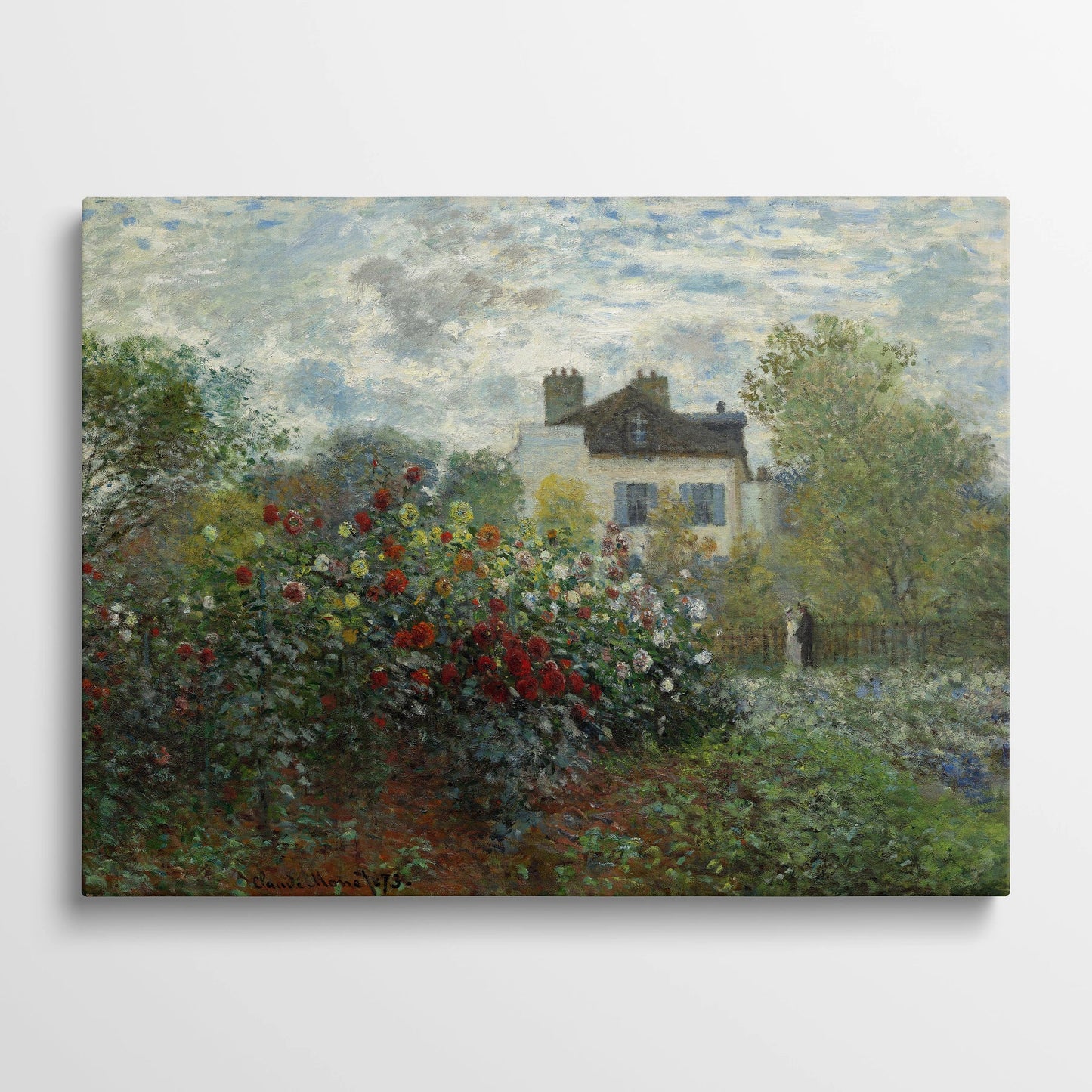 Tablou Picturi - Grădina Artistului în Argenteuil (Colțul Grădinii cu Gladiole), Monet