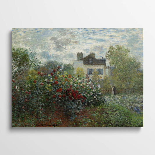 Tablou Picturi - Grădina Artistului în Argenteuil (Colțul Grădinii cu Gladiole), Monet