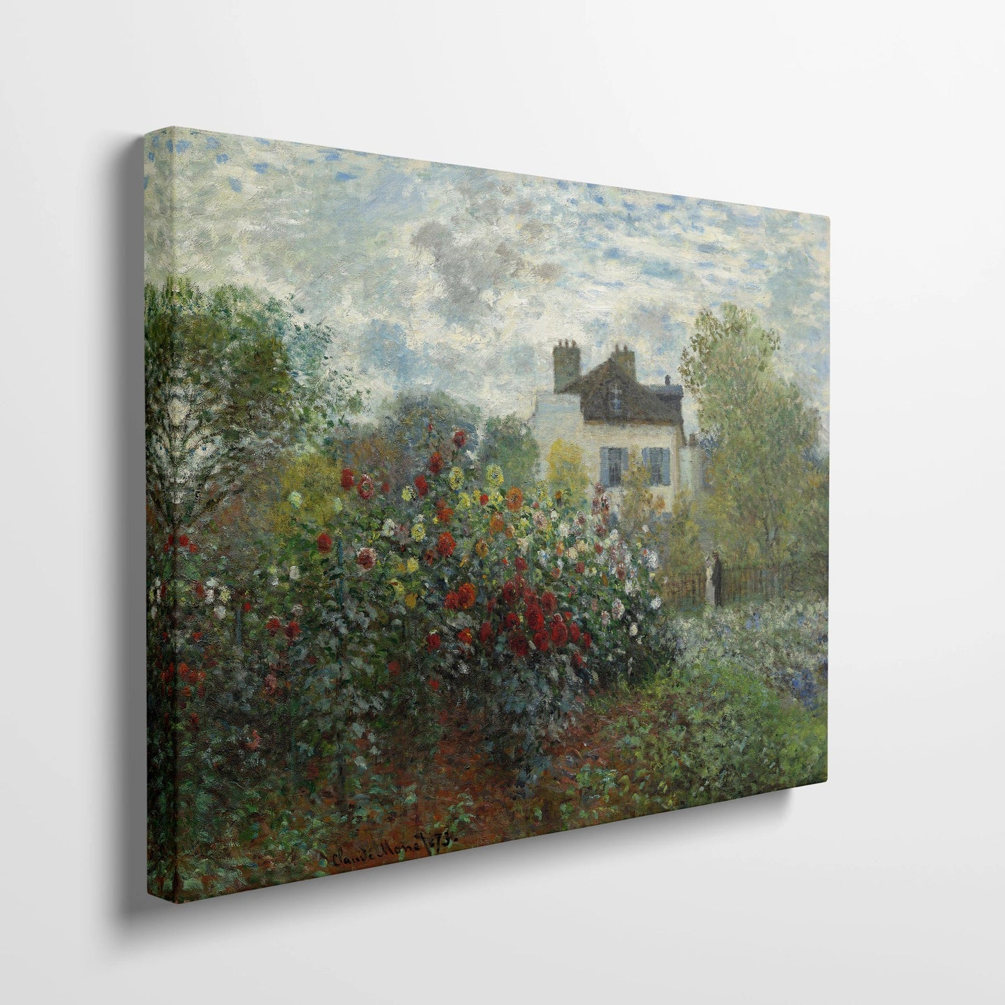 Tablou Picturi - Grădina Artistului în Argenteuil (Colțul Grădinii cu Gladiole), Monet