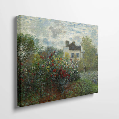 Tablou Picturi - Grădina Artistului în Argenteuil (Colțul Grădinii cu Gladiole), Monet