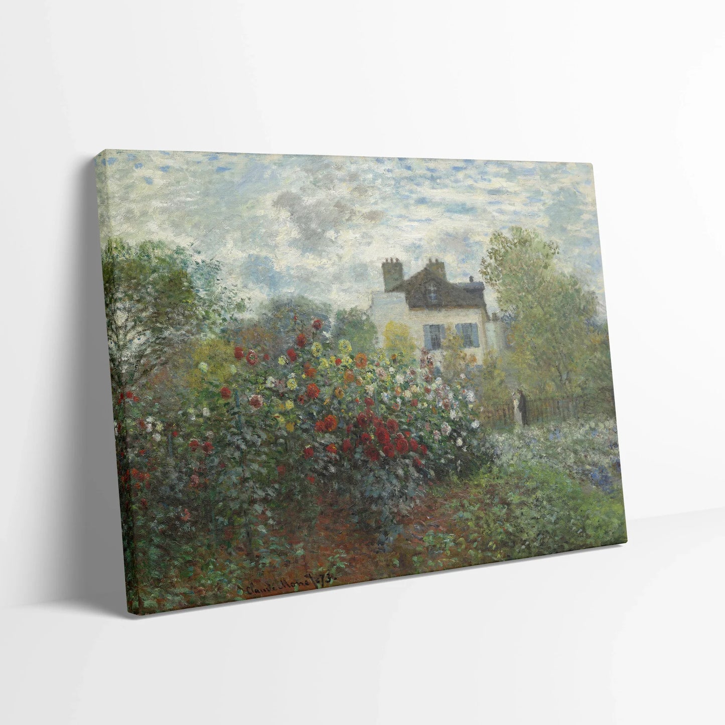 Tablou Picturi - Grădina Artistului în Argenteuil (Colțul Grădinii cu Gladiole), Monet