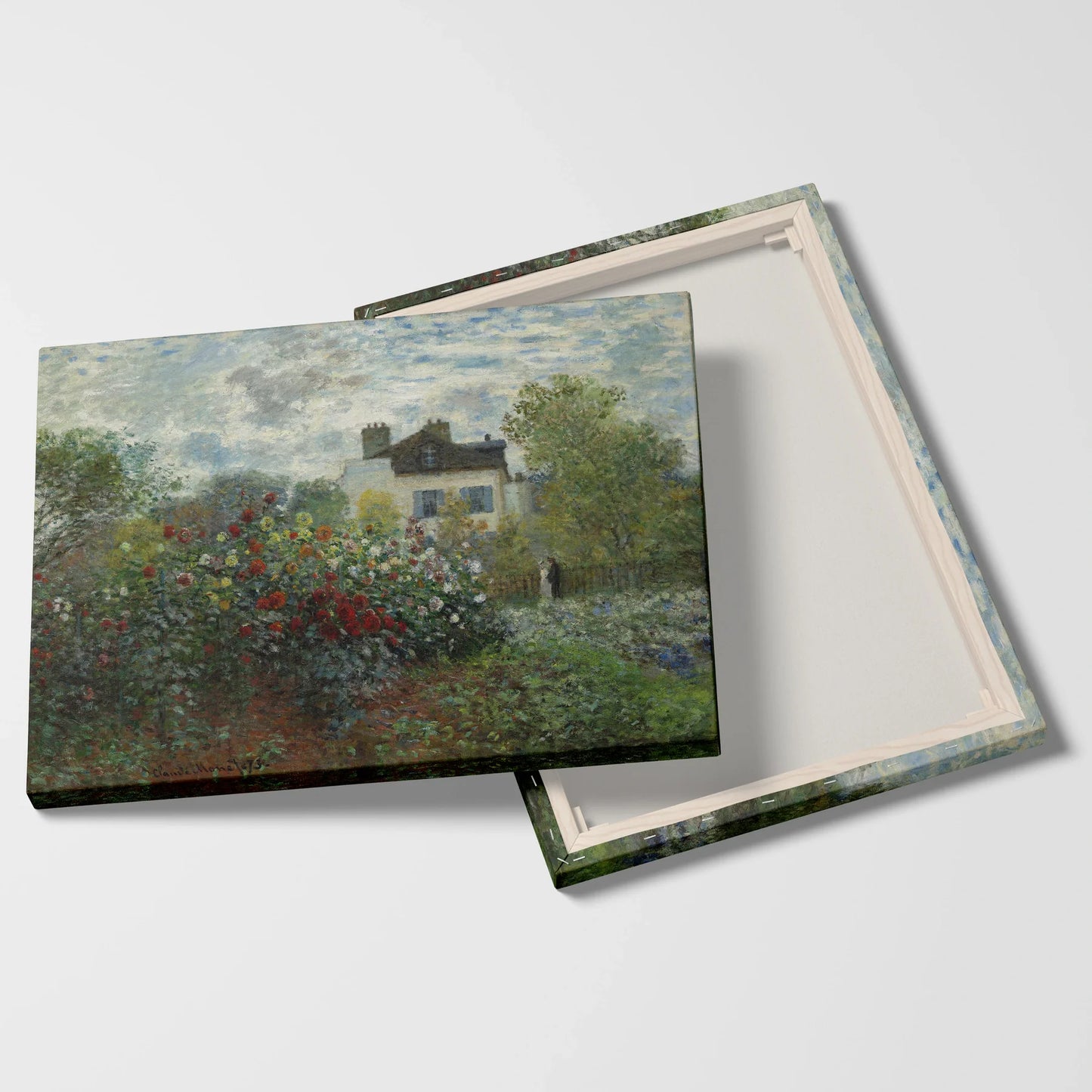 Tablou Picturi - Grădina Artistului în Argenteuil (Colțul Grădinii cu Gladiole), Monet
