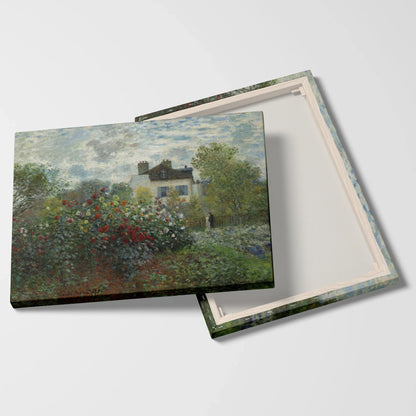 Tablou Picturi - Grădina Artistului în Argenteuil (Colțul Grădinii cu Gladiole), Monet