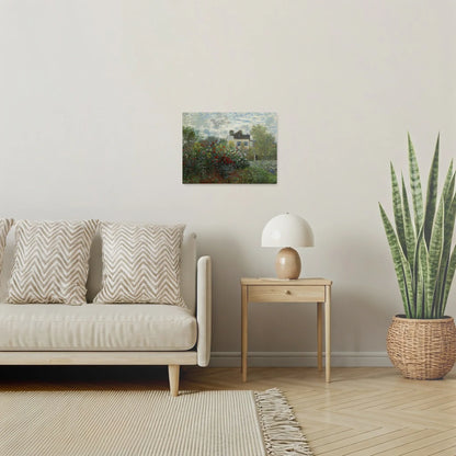 Tablou Picturi - Grădina Artistului în Argenteuil (Colțul Grădinii cu Gladiole), Monet