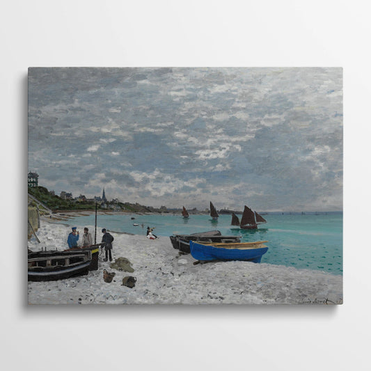Tablou Picturi - Plaja de La Sainte-Adresse, Claude Monet