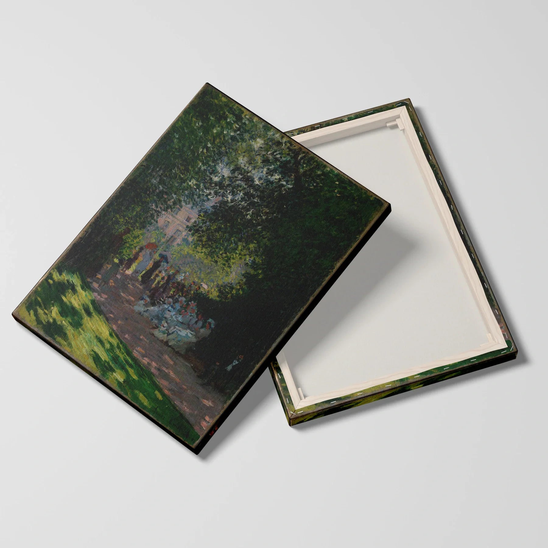 Tablou picturi celebre - Parc Monceau, Monet - vedere fata verso
