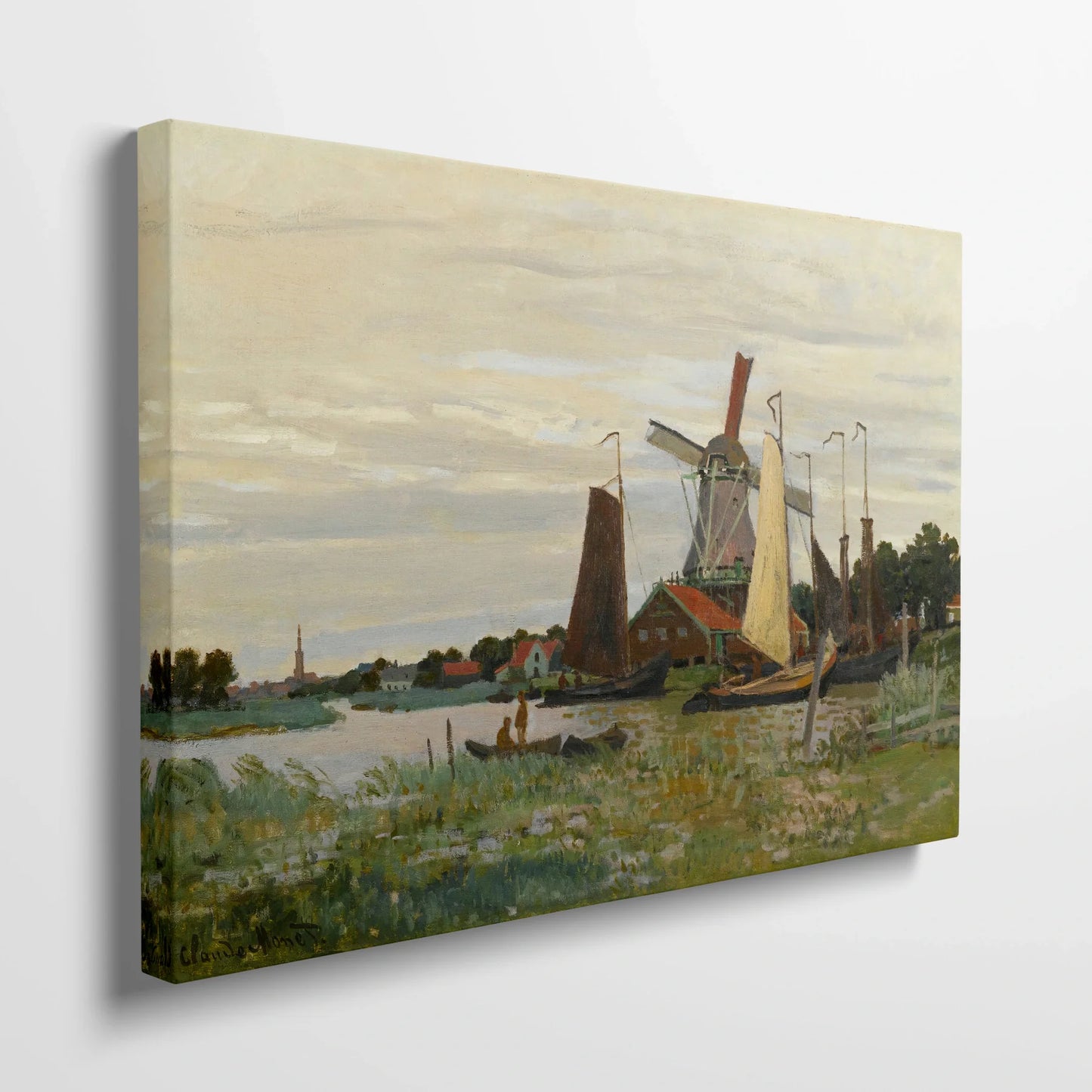 Tablou Picturi - Un Moulin în Zaandam, Claude Monet