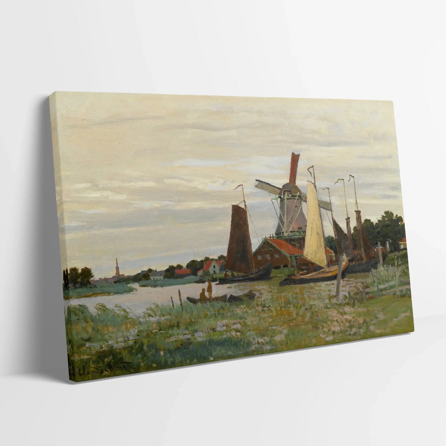 Tablou Picturi - Un Moulin în Zaandam, Claude Monet