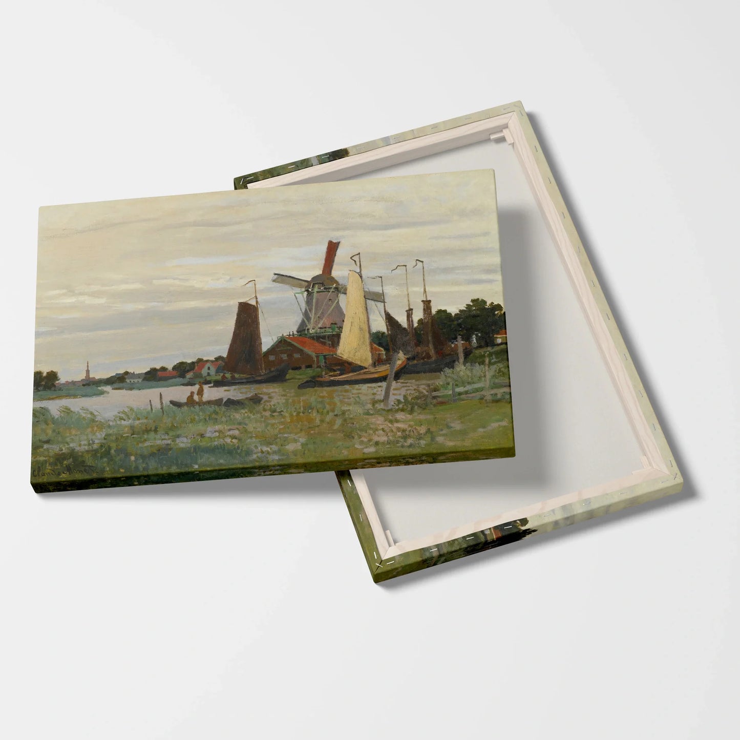 Tablou Picturi - Un Moulin în Zaandam, Claude Monet