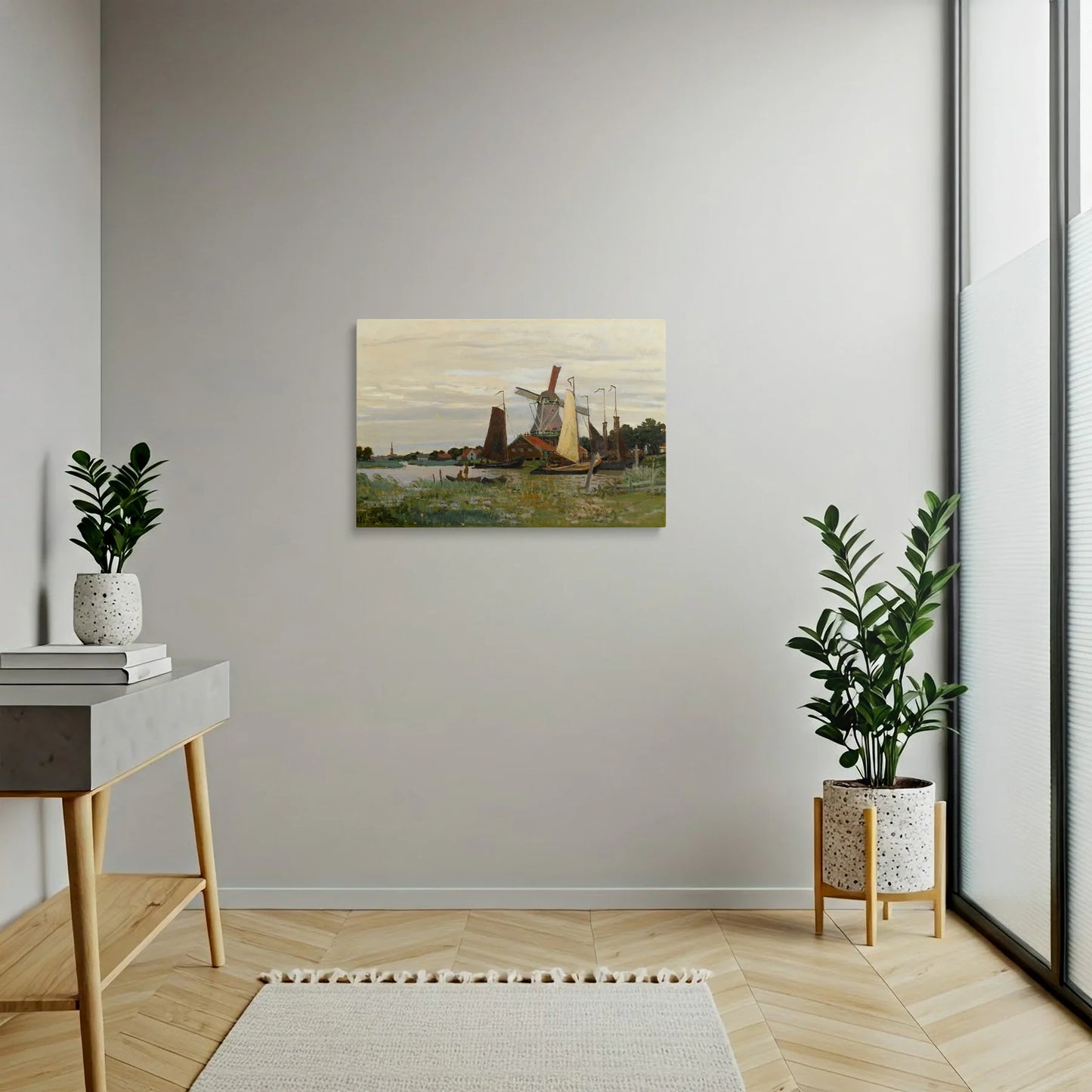 Tablou Picturi - Un Moulin în Zaandam, Claude Monet