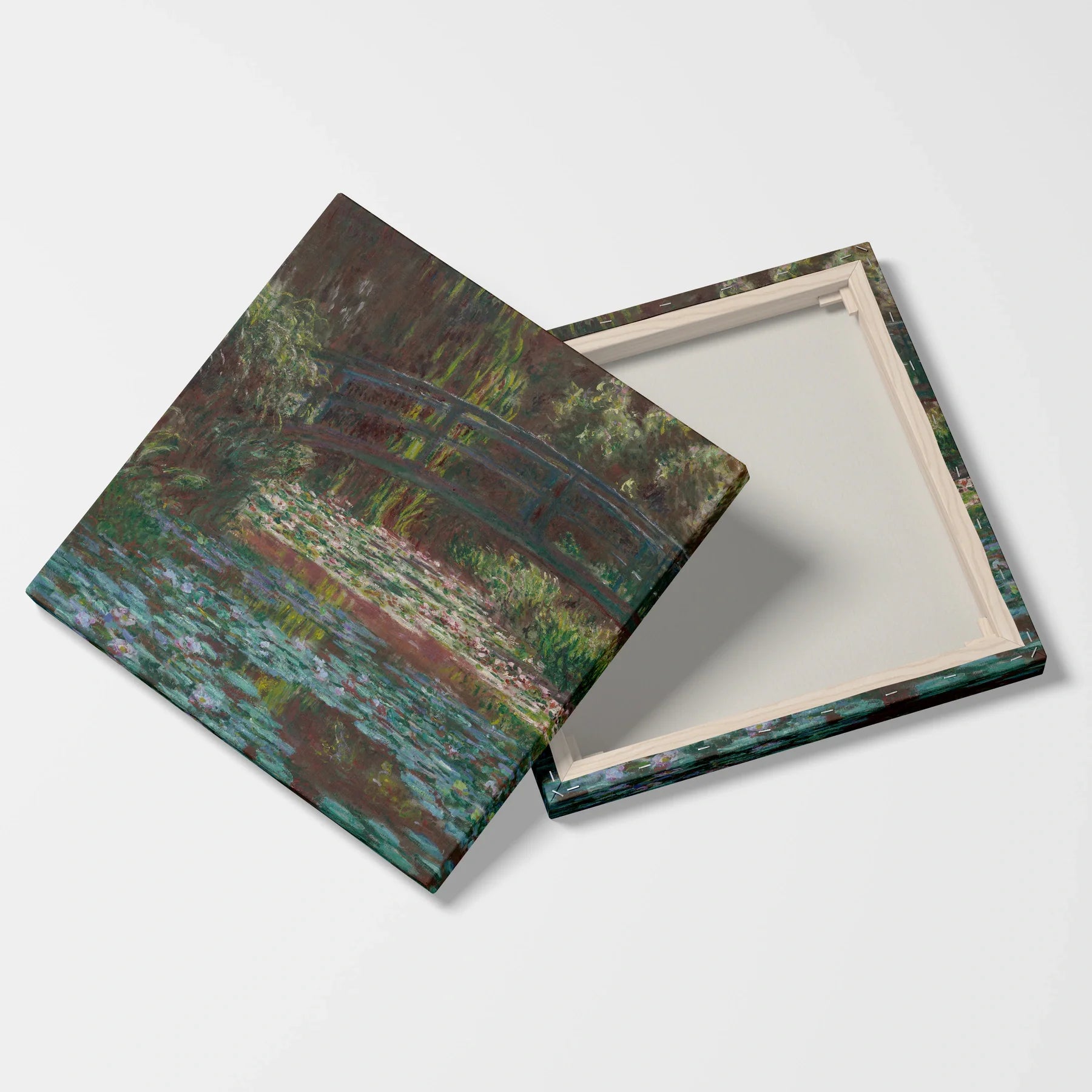 Tablou picturi celebre - Tangou cu nuferi, Monet - vedere fata verso