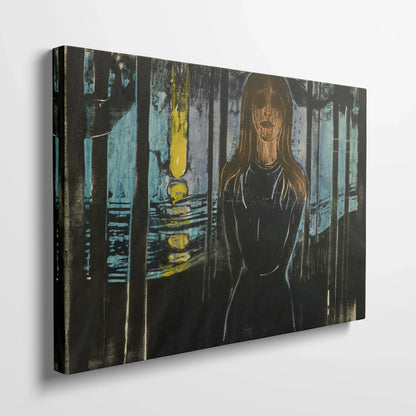 Tablou picturi celebre - Noaptea de vară, Munch - vedere din lateral