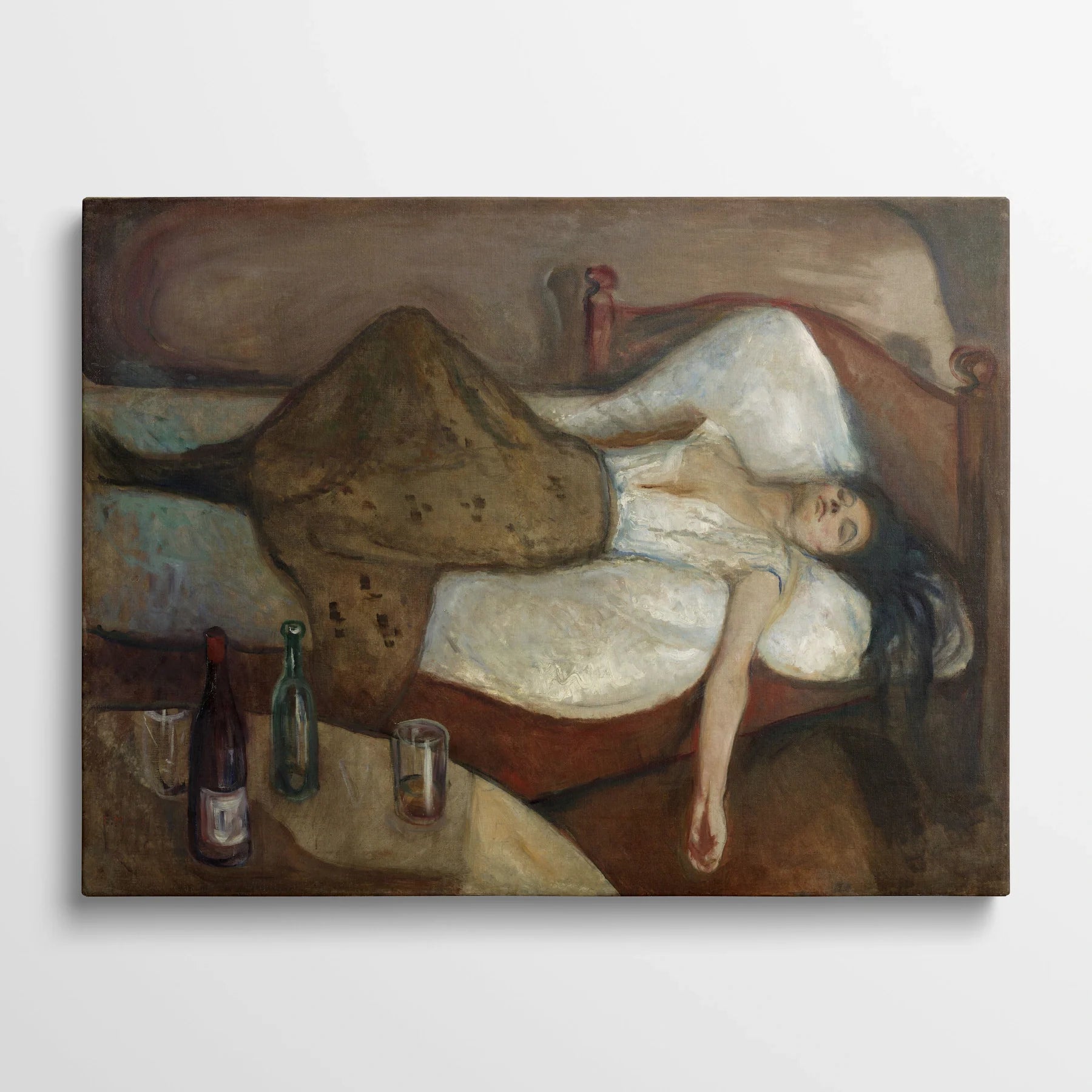 Tablou picturi celebre - Ziua de după, Munch - vedere din fata