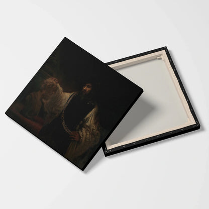 Tablou Picturi - Aristotel cu Un Bust Al Lui Homer, Rembrandt
