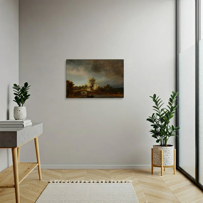 Tablou Picturi - Peisaj cu Un Pod de Piatră, Rembrandt