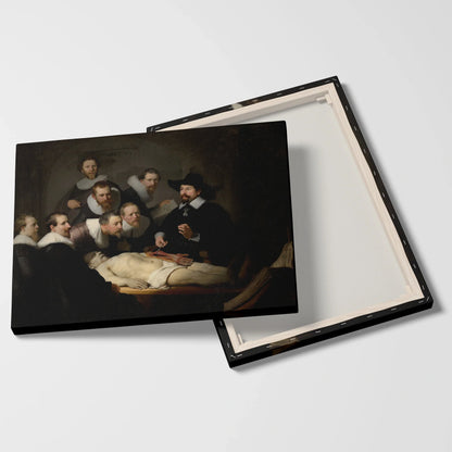 Tablou picturi celebre - Lecția de anatomie a Dr. Nicolaes Tulp, Rembrandt - vedere fata verso
