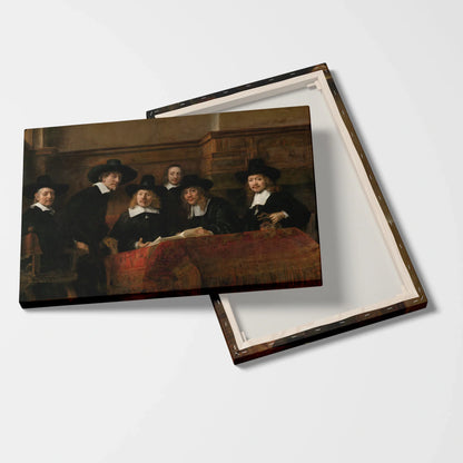 Tablou Picturi - Oficialii de Probă Ai Breslei Țesătorilor Din Amsterdam, Rembrandt