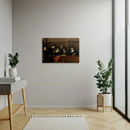 Tablou Picturi - Oficialii de Probă Ai Breslei Țesătorilor Din Amsterdam, Rembrandt