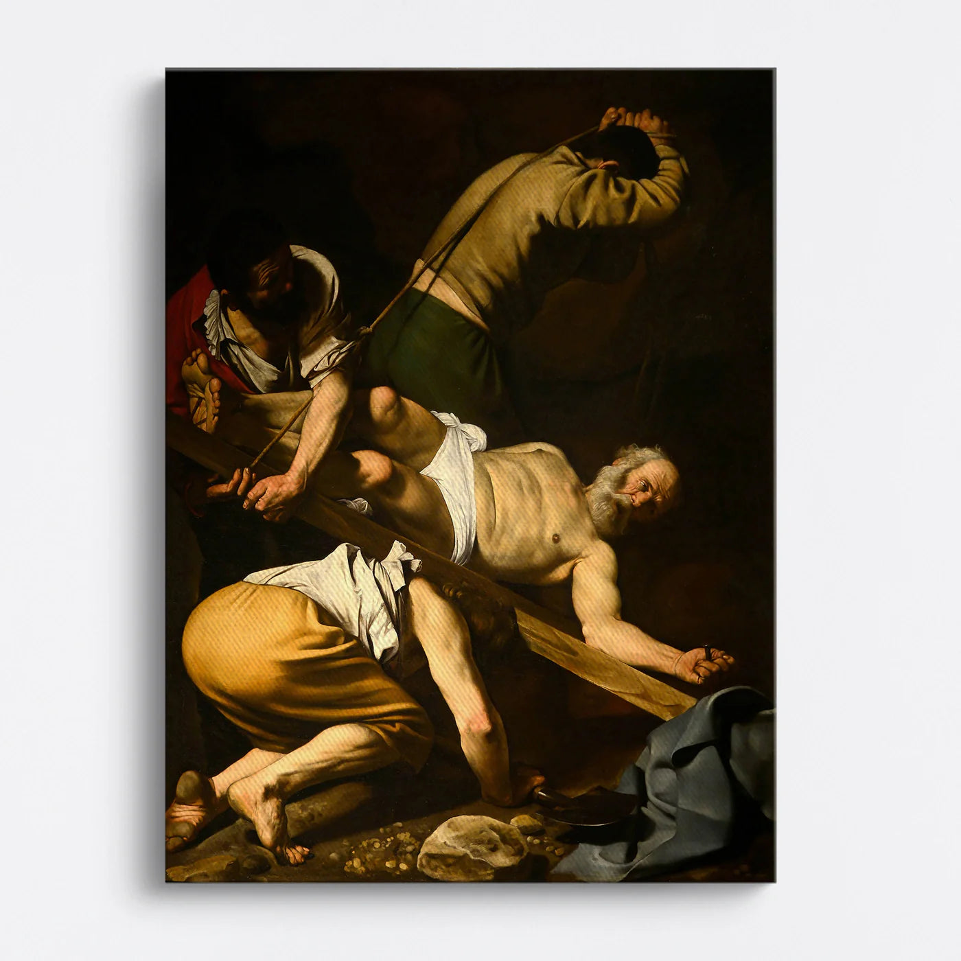 Tablou - Răstignirea Sf. Petru (Caravaggio) Vedere Fata